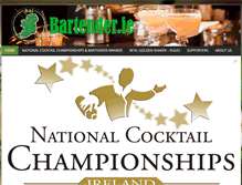 Tablet Screenshot of bartender.ie