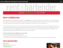 Tablet Screenshot of bartender.nu